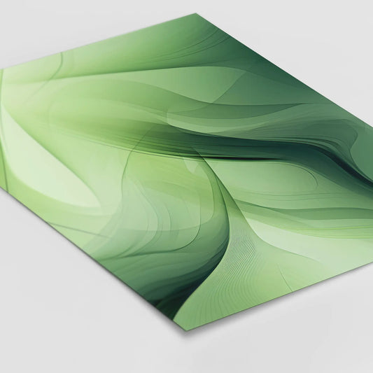Abstract Green Soft No 1- Poster