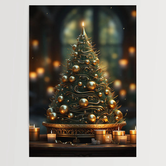 Festbaum No 7 - Weihnachten - Poster