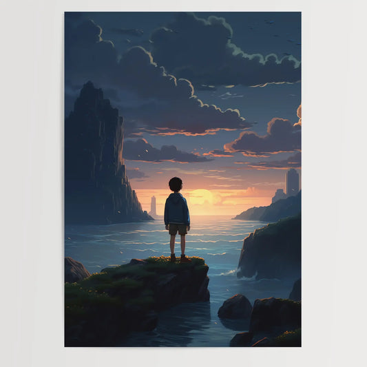 Insel No 12 - Zeichnung - Digital Art - Anime - Poster