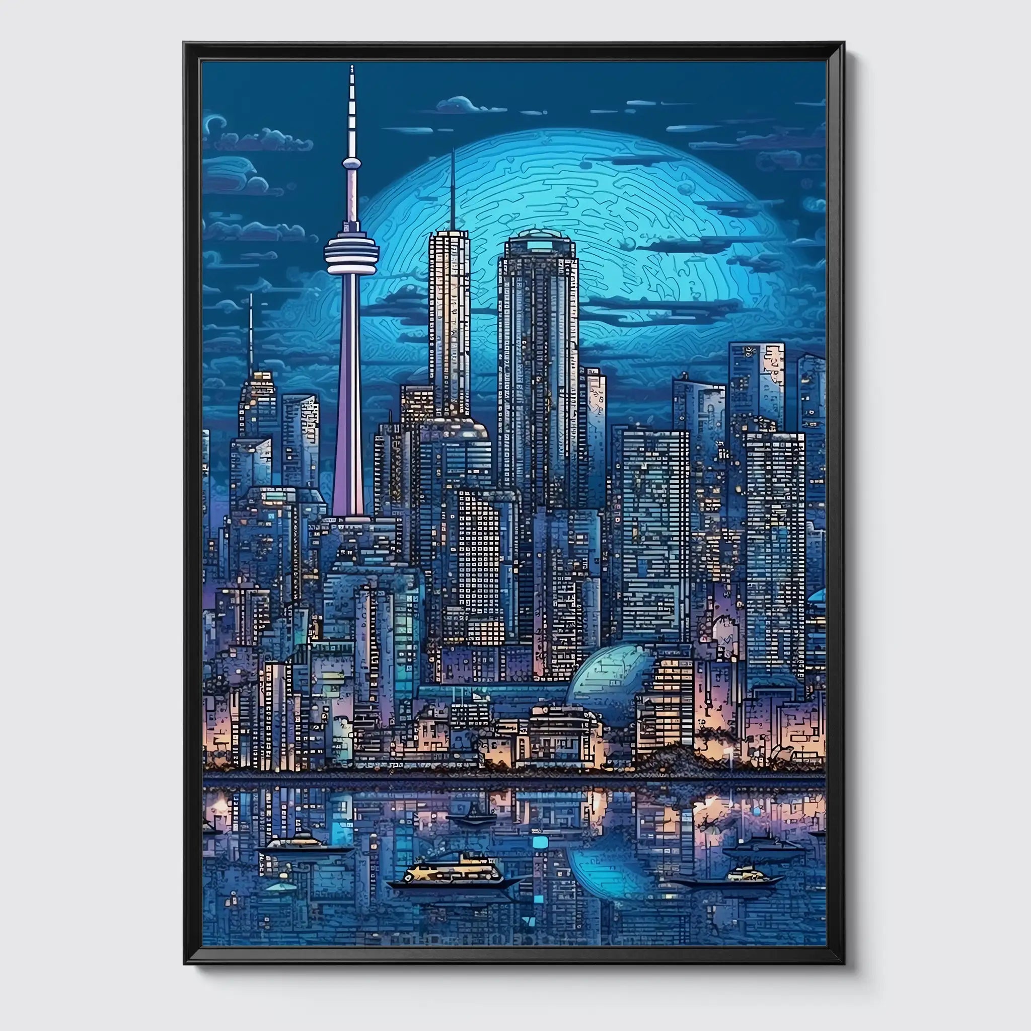 Toronto No 2 Pixel Art- Poster