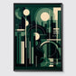Bauhaus Green No 2 - Poster