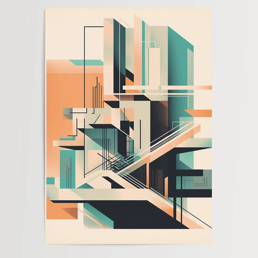 Bauhaus No 10 - Poster