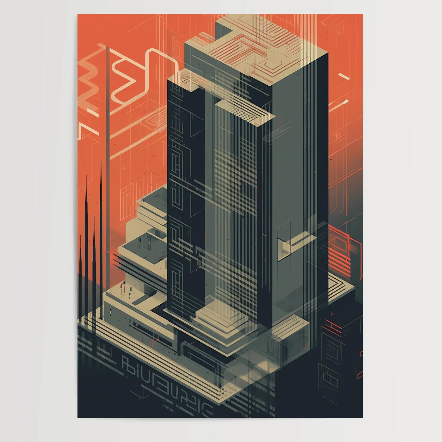 Bauhaus No 11 - Poster