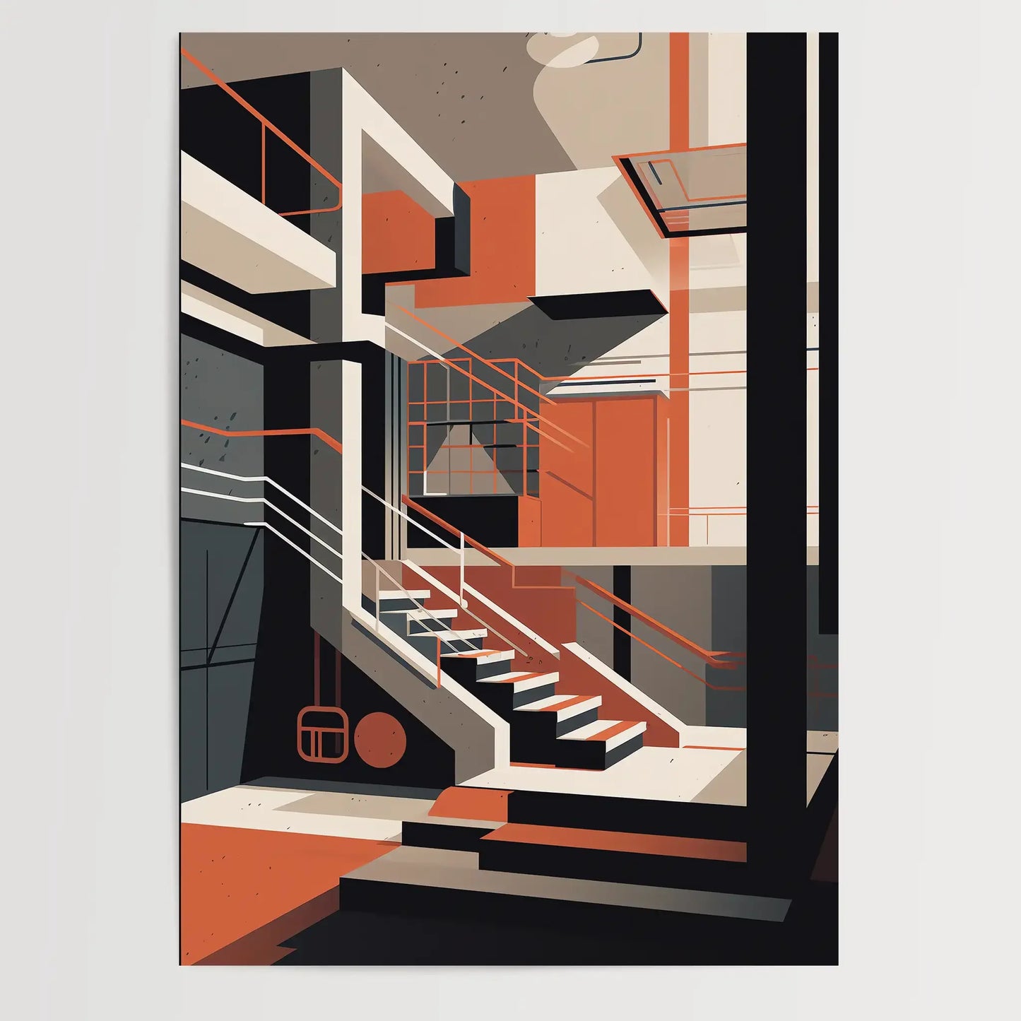 Bauhaus No 1 - Poster
