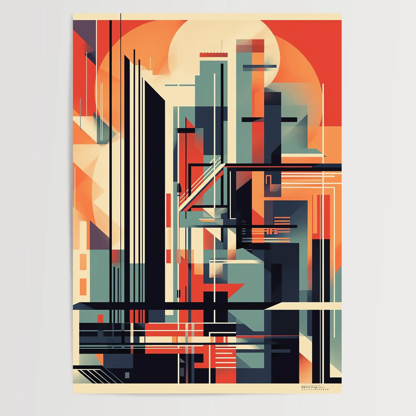Bauhaus No 20 - Poster