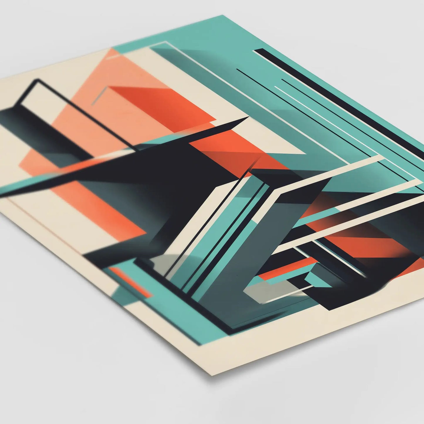 Bauhaus No 3 - Poster