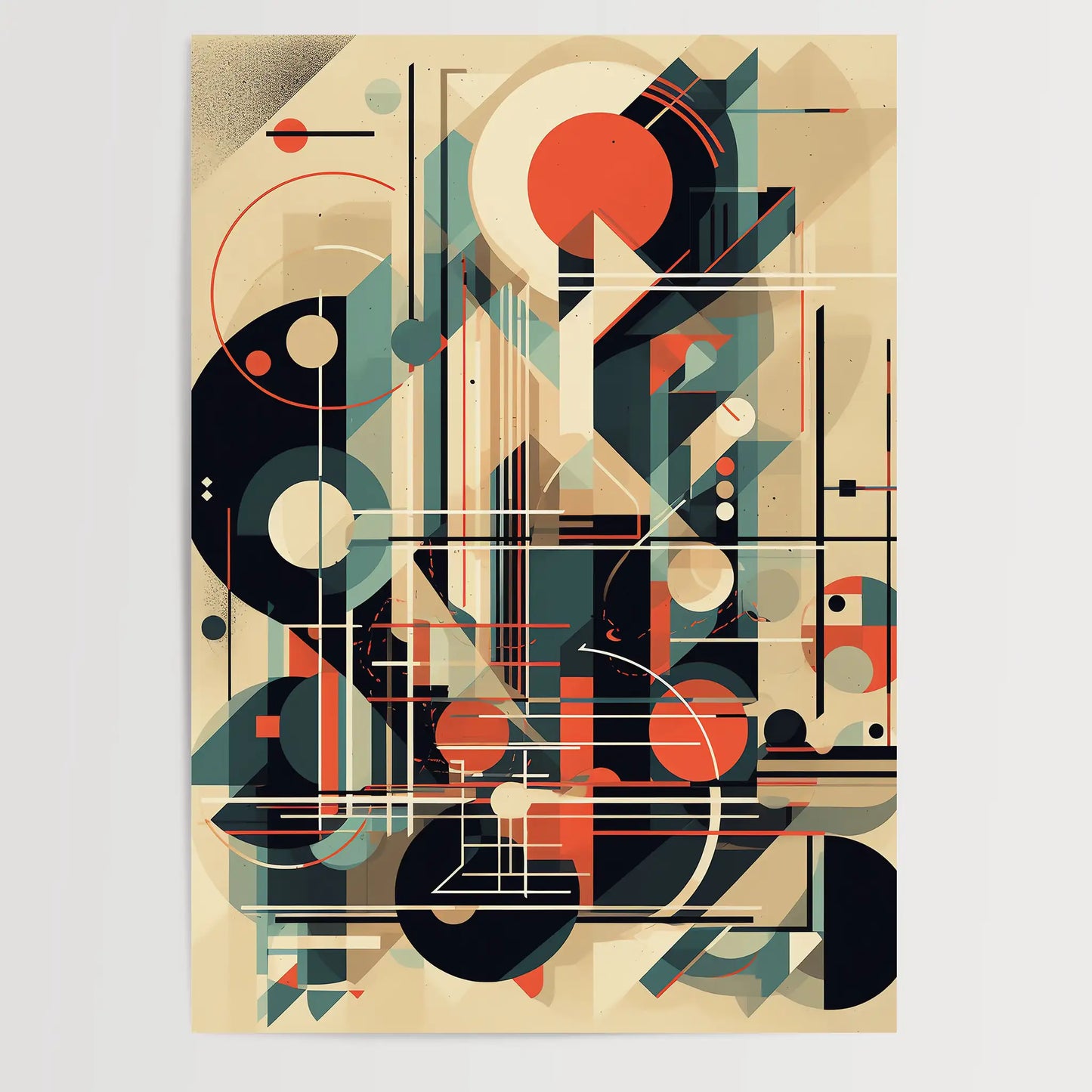 Bauhaus No 4 - Poster