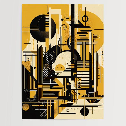Bauhaus Yellow No 1 - Poster