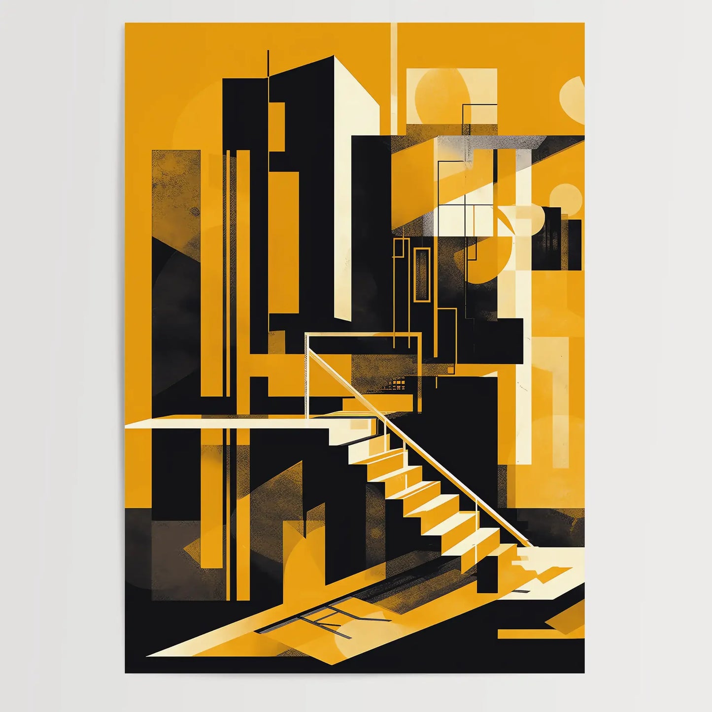 Bauhaus Yellow No 3 - Poster