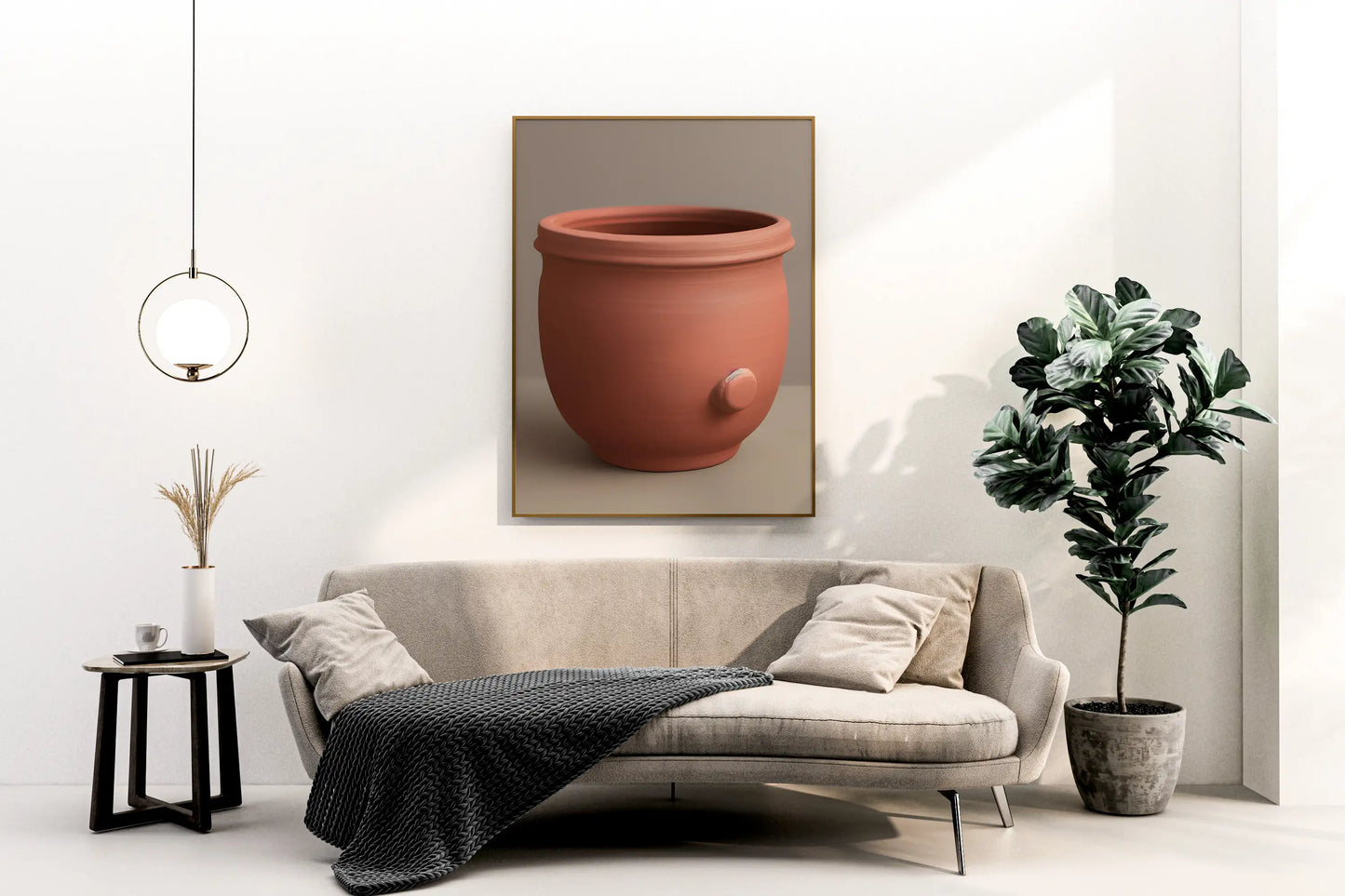BoHo Terracotta Pot No.3 poster