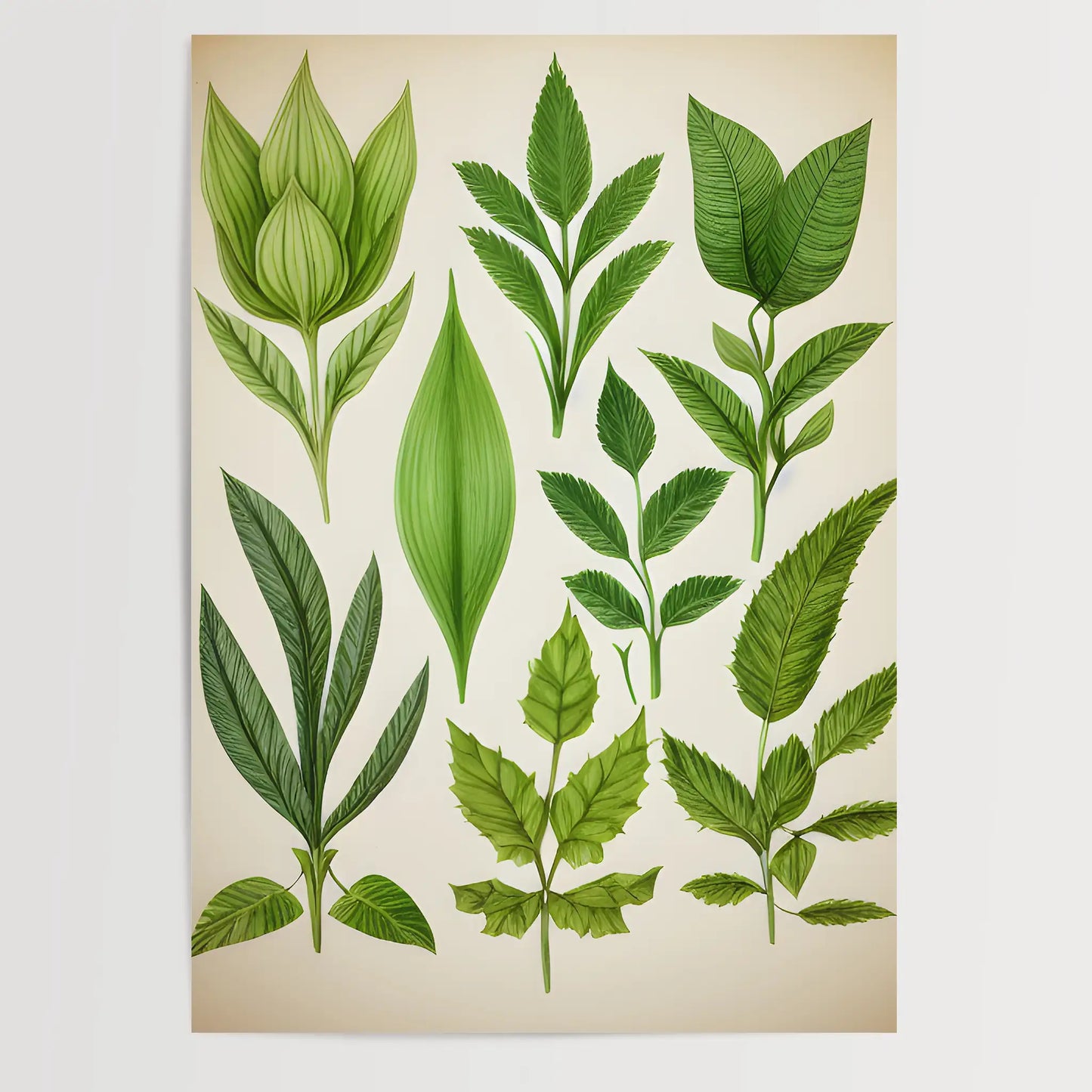 Botanical Drawing - Plants No 14- Poster