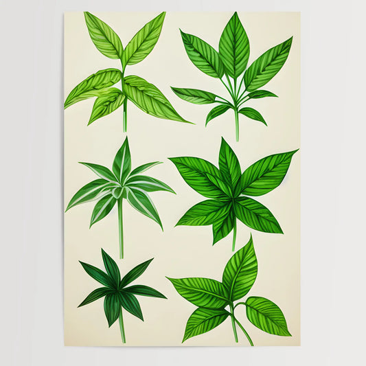 Botanical Drawing - Plants No 7- Poster