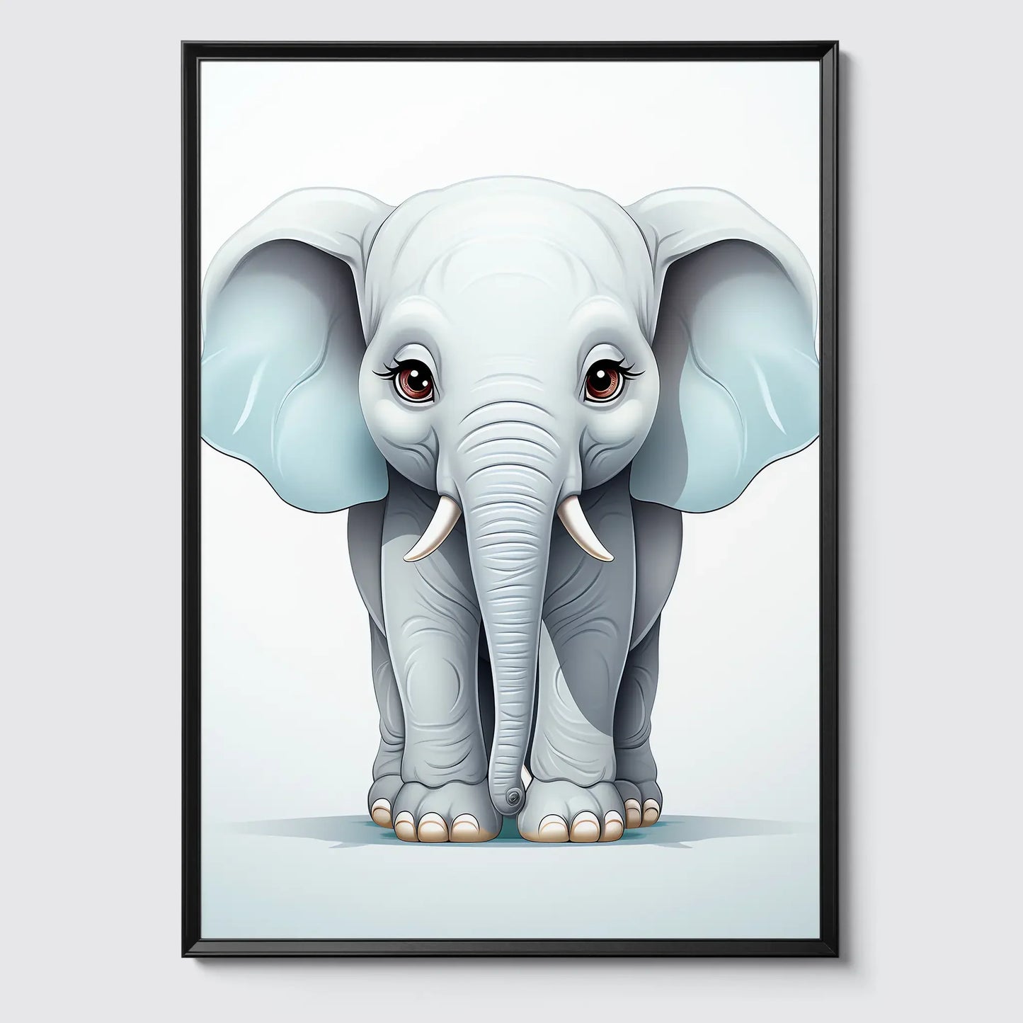 Elephant No 4 - Comic Style - Poster