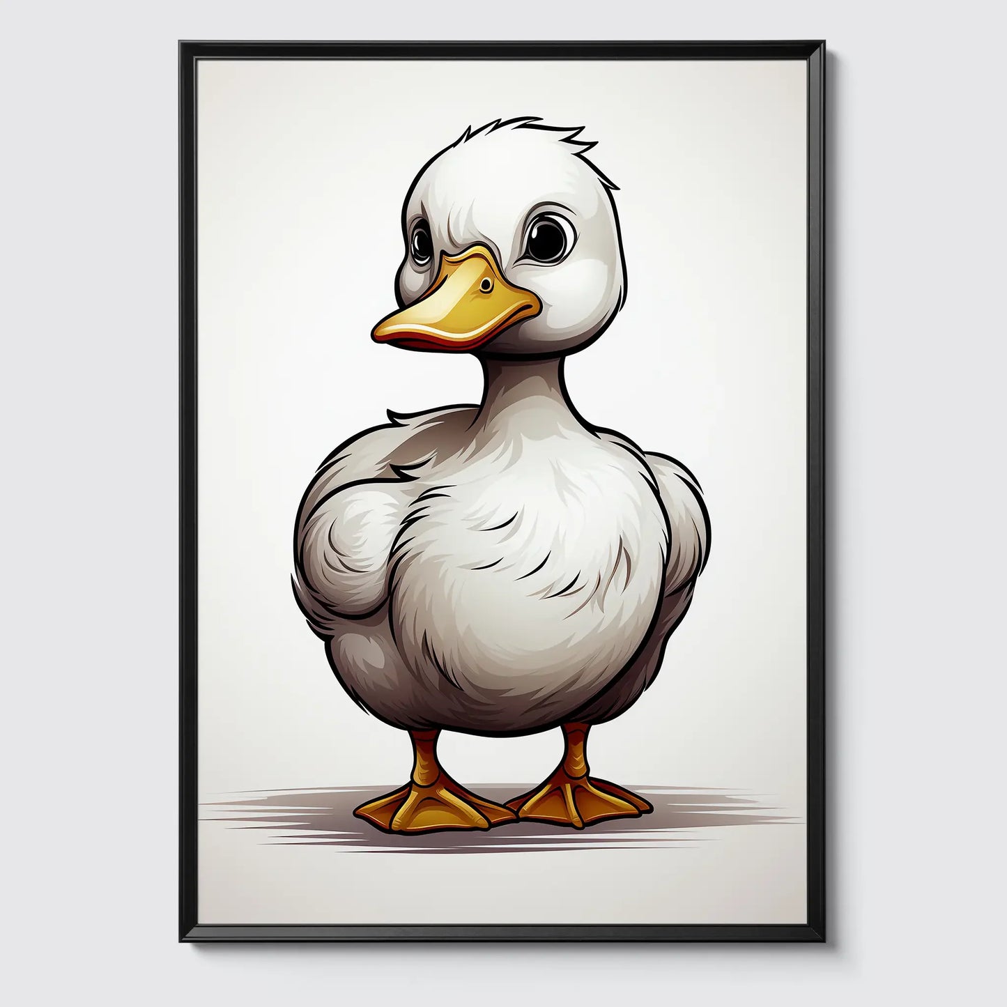 Duck No 4 - Comic Style - Poster