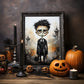 Family No 3 - Halloween - Watercolor - Poster