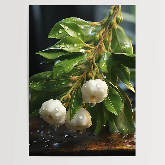 Festive mistletoe No 3 - Christmas - poster