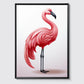 Flamingo No 6 - Comic Style - Poster