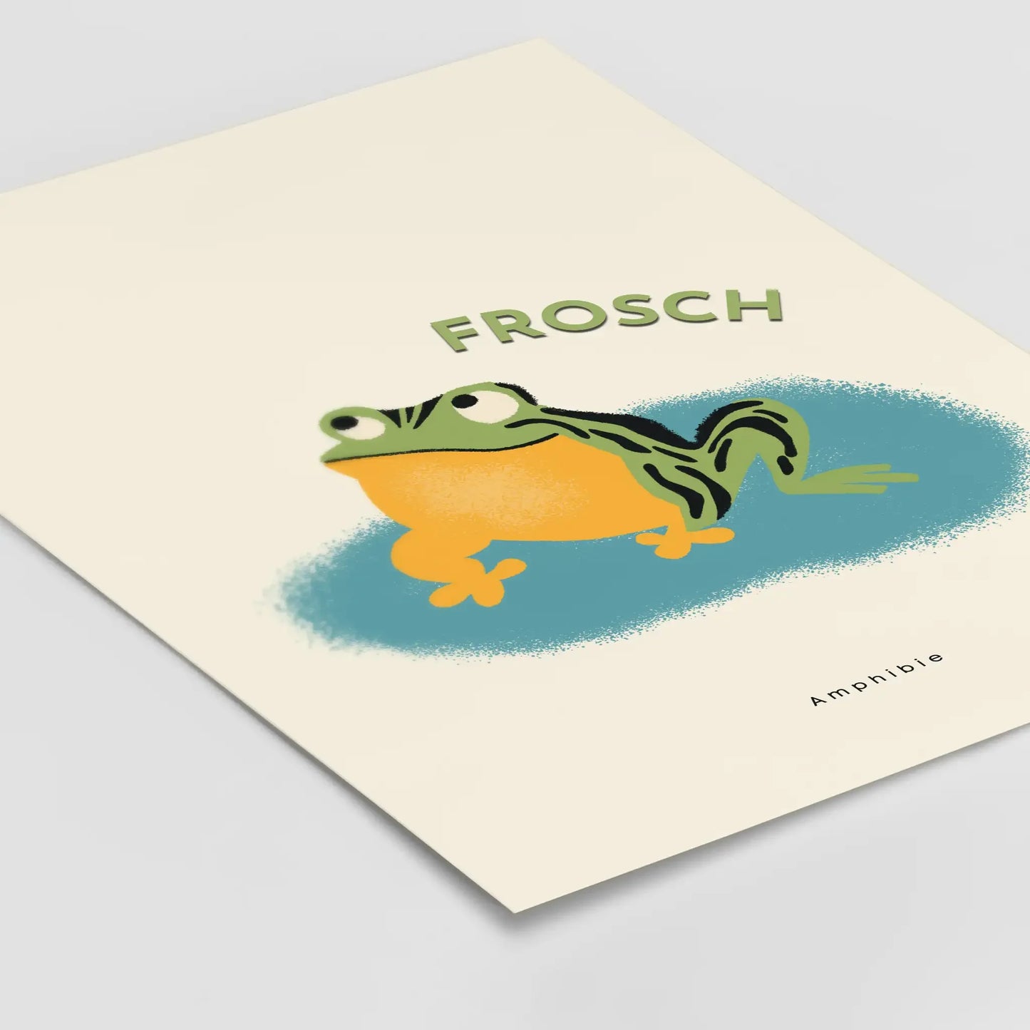 Frosch- Poster