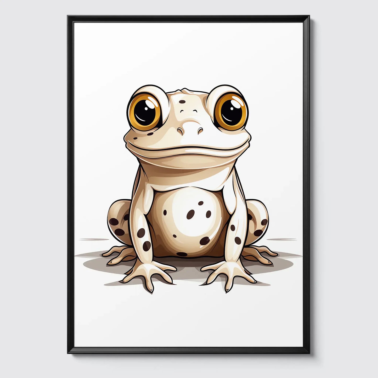 Frog No 2 - Comic Style - Poster