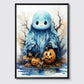 Geist No 1 - Halloween - Wasserfarbe - Poster