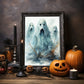 Geist No 2 - Halloween - Wasserfarbe - Poster
