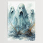 Geist No 2 - Halloween - Wasserfarbe - Poster