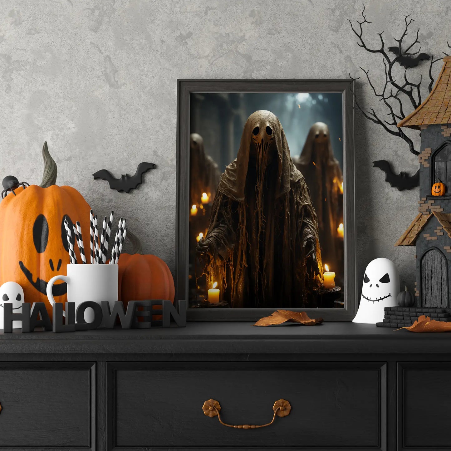 Ghosts No 1 - Halloween - Poster