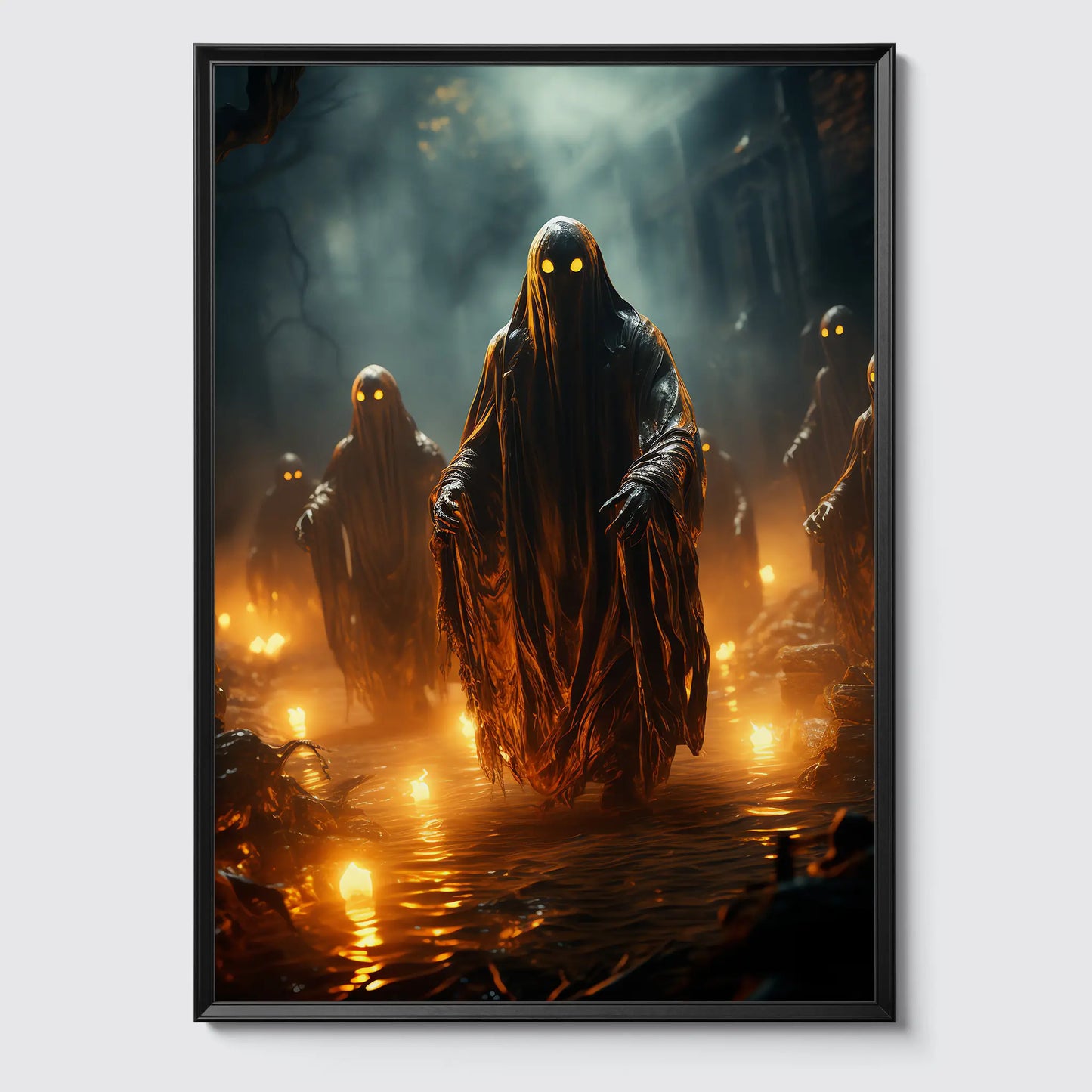 Ghosts No 3 - Halloween - Poster