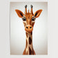 Giraffe No 8 - Comic Style - Poster