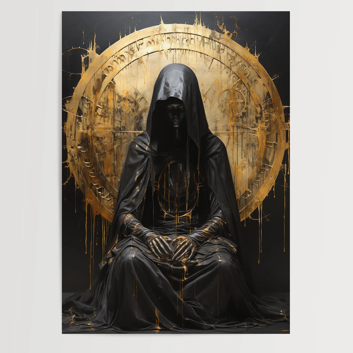 Goth Portrait No 4 - Digital Art - Death - Tod - Poster