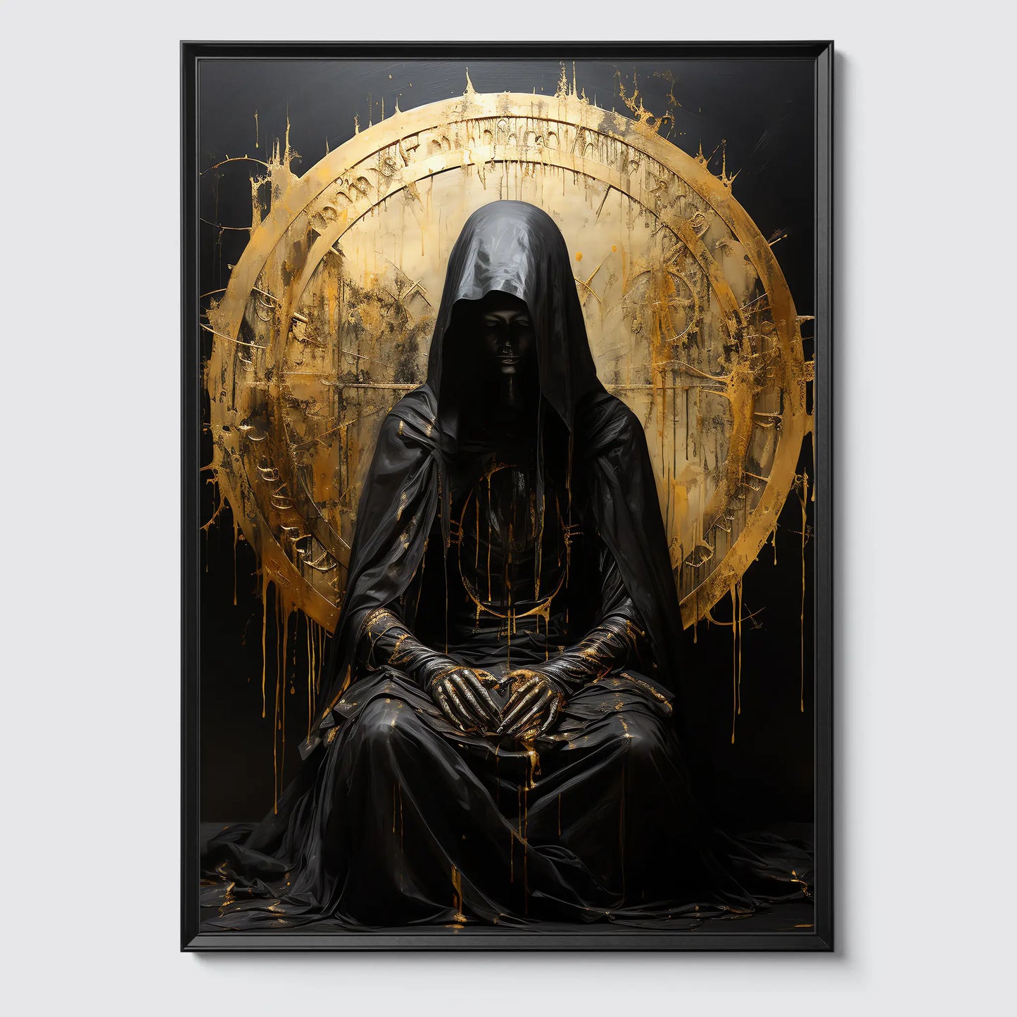 Goth Portrait No 4 - Digital Art - Death - Death - Poster