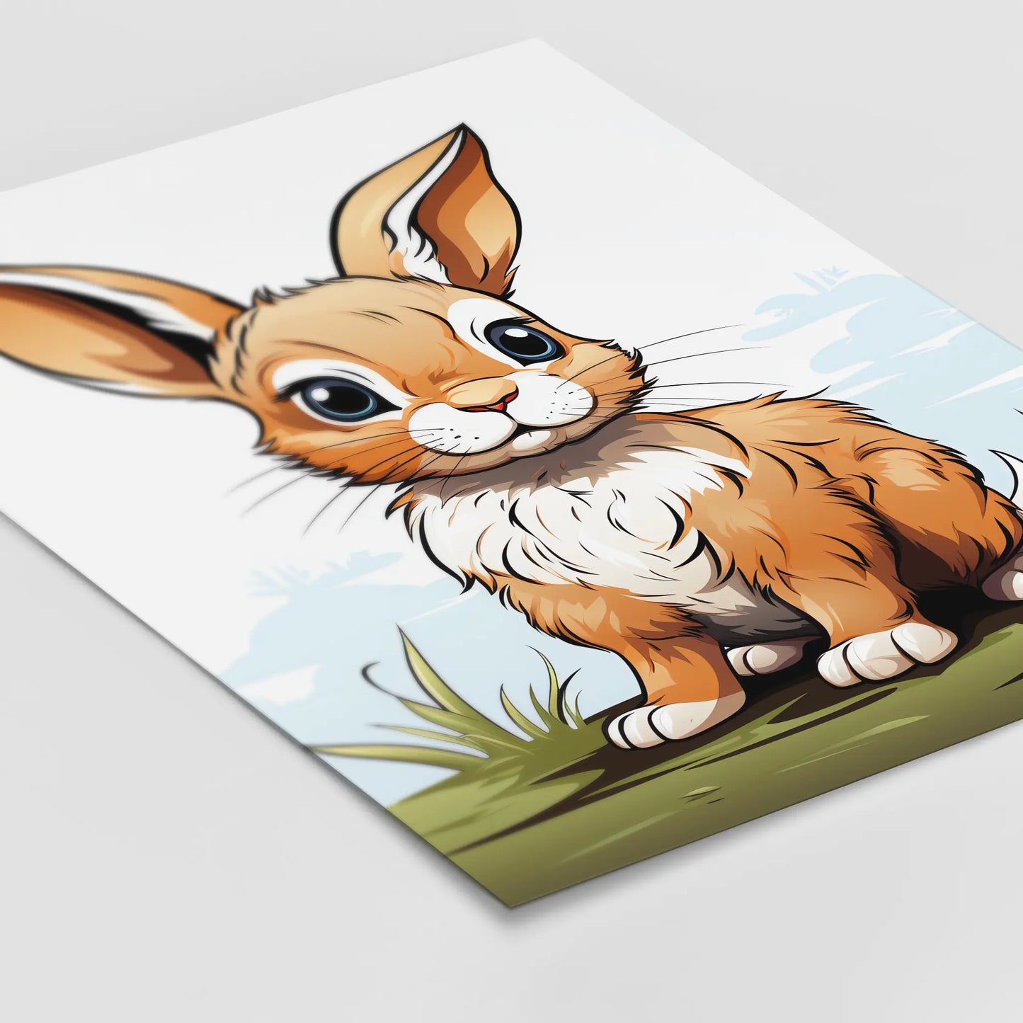 Rabbit No 4 - Comic Style - Poster