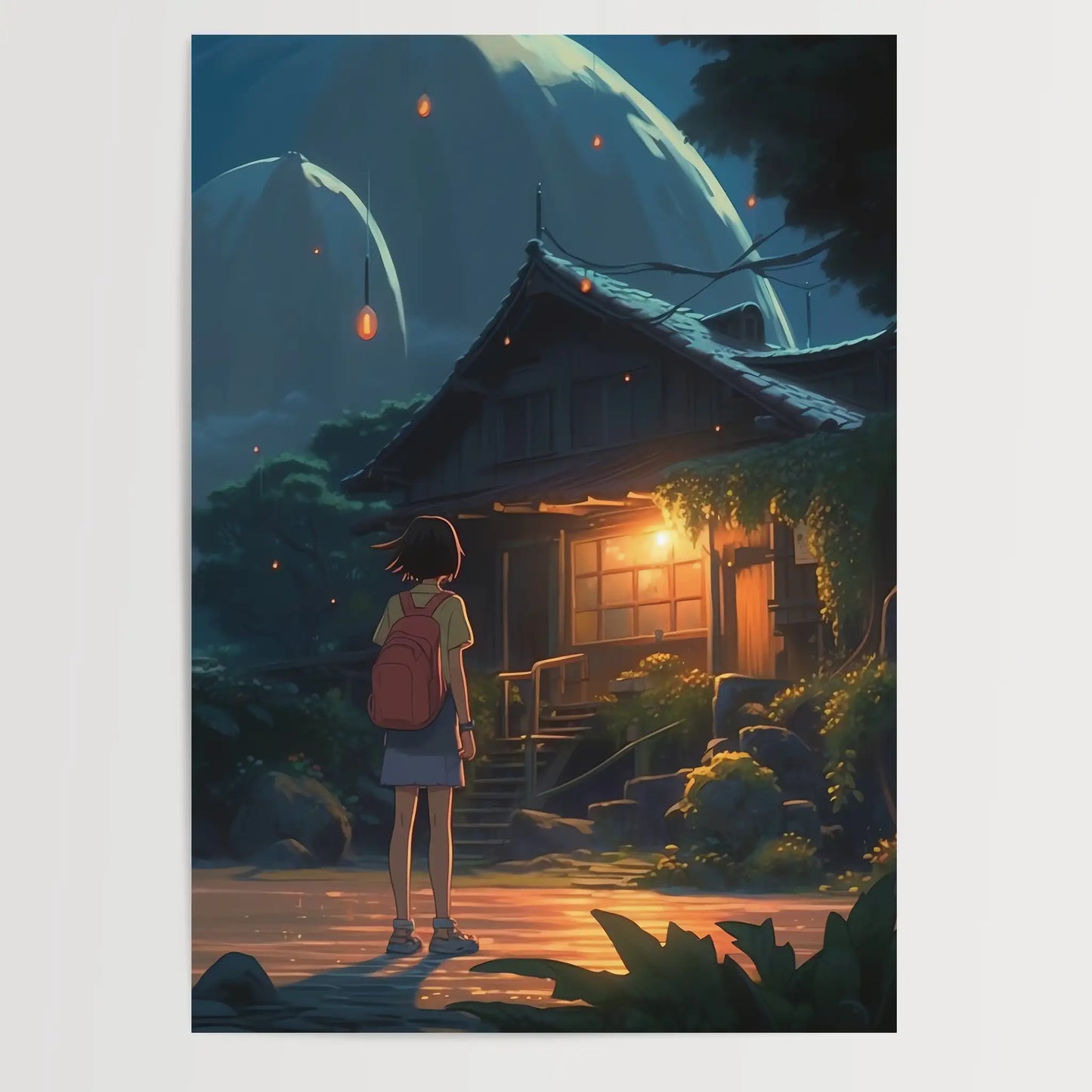 Homeland No 35 - Drawing - Digital Art - Anime - Poster