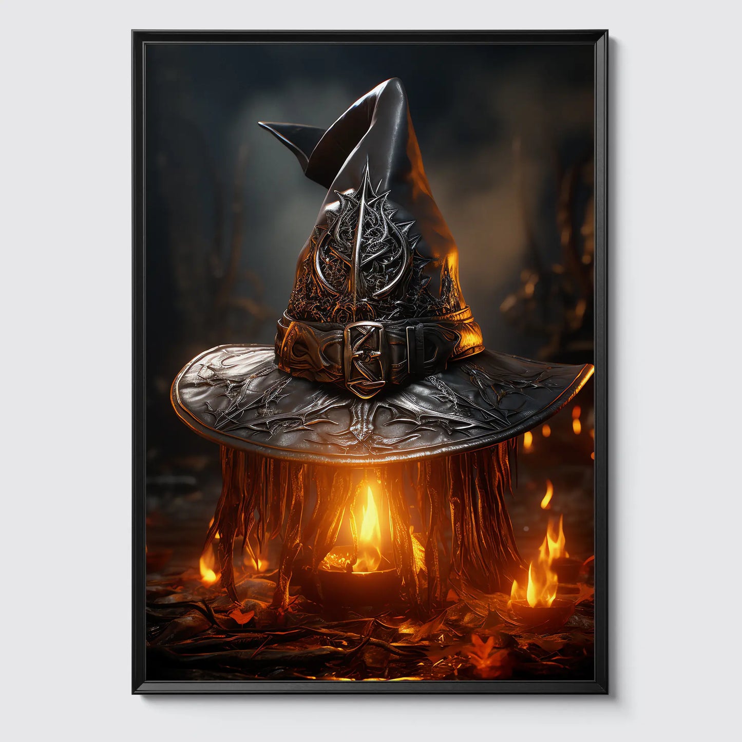 Witch Hat No 2 - Halloween - Poster