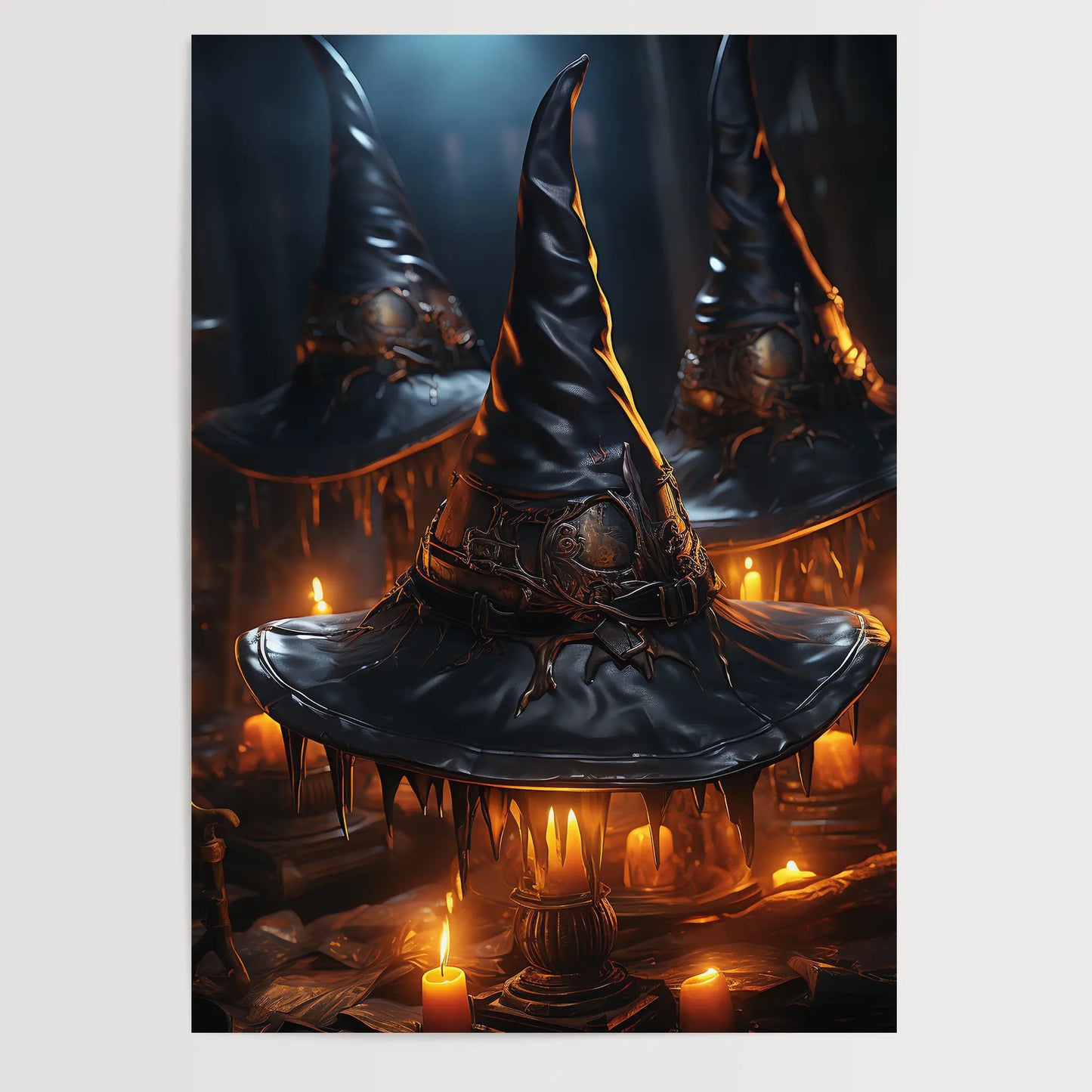 Witch Hat No 4 - Halloween - Poster