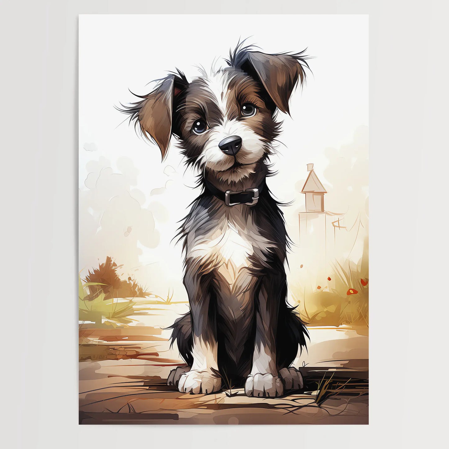 Hund No 2 - Comic Style - Poster