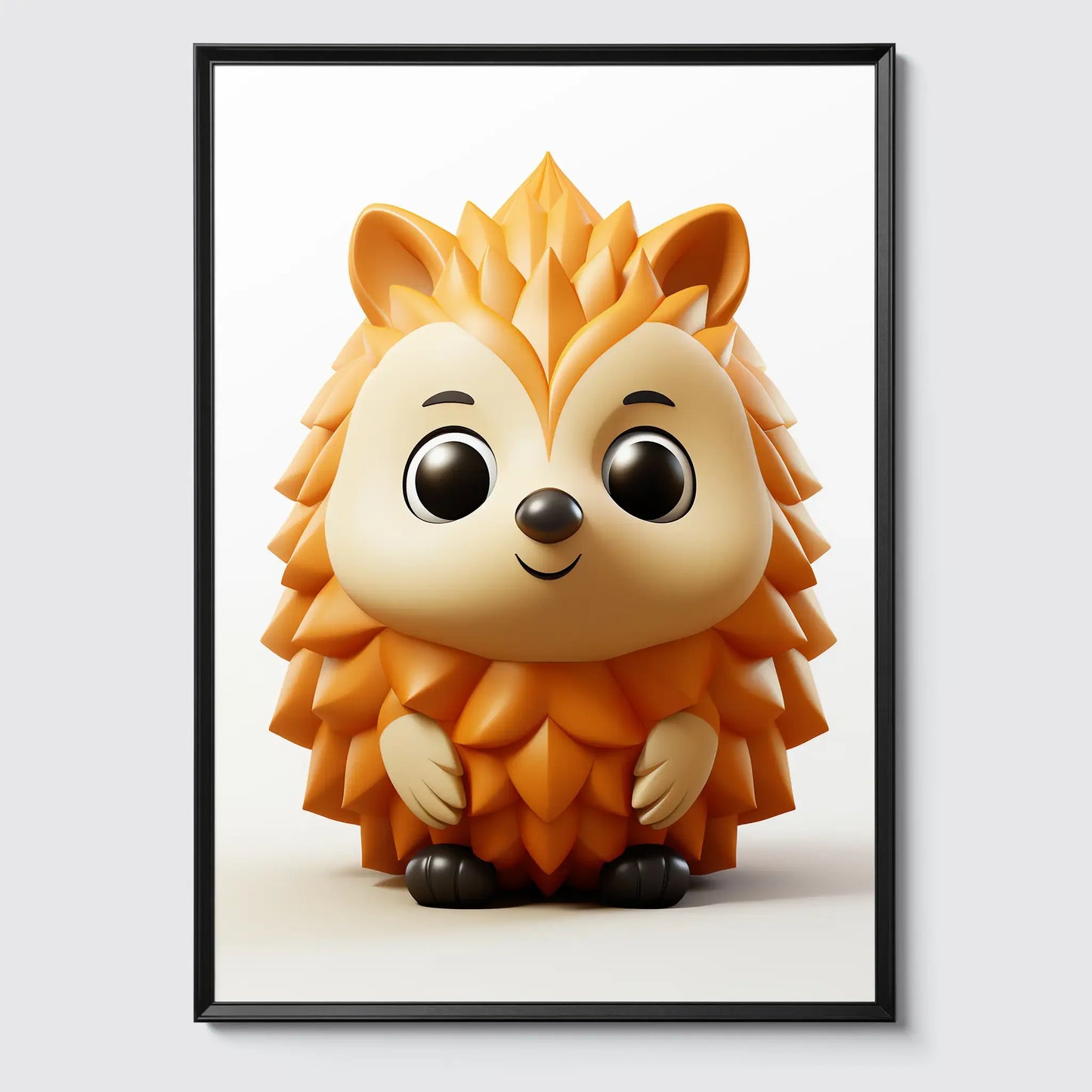 Hedgehog No 3 - Comic Style - Poster