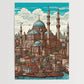 Istanbul No 2 Pixel Art Poster