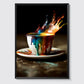 Coffee Cup Colorful No 2 - Poster