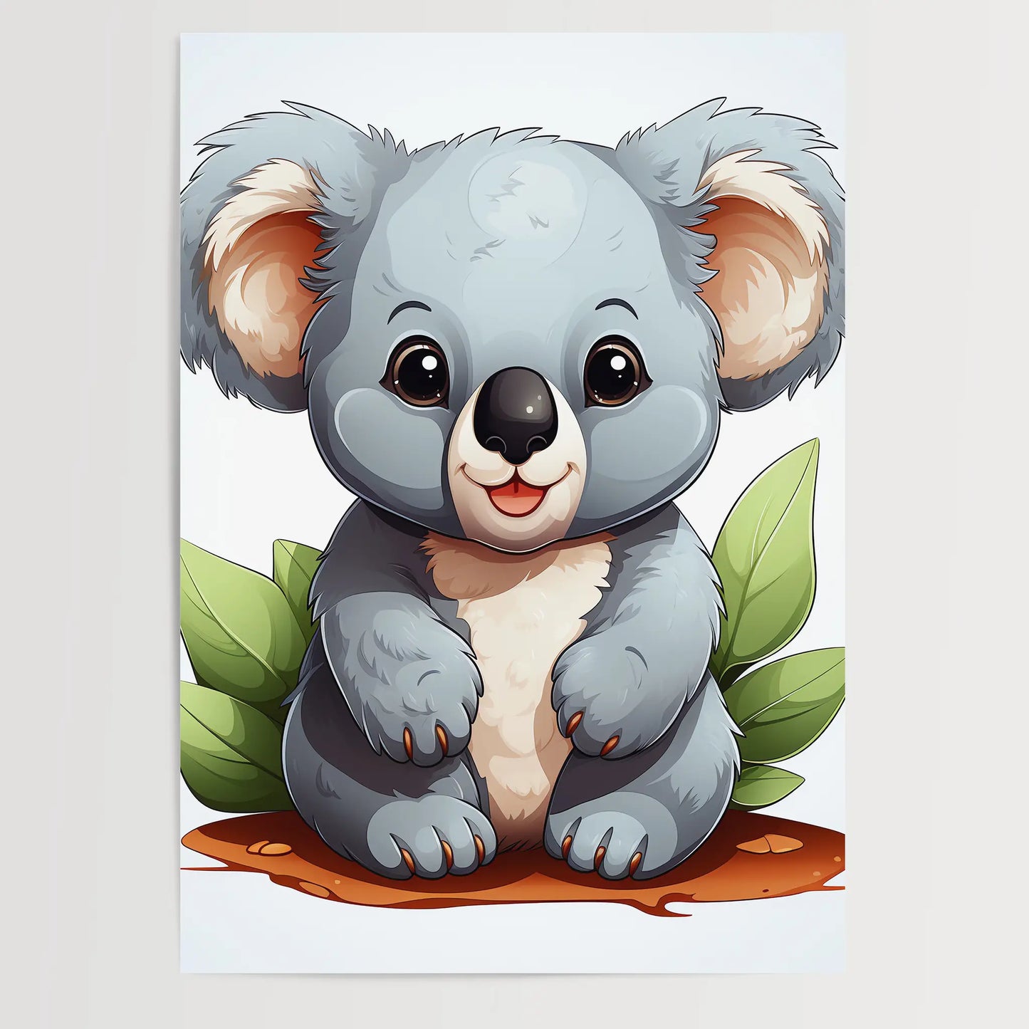 Koala No 3 - Comic Style - Poster