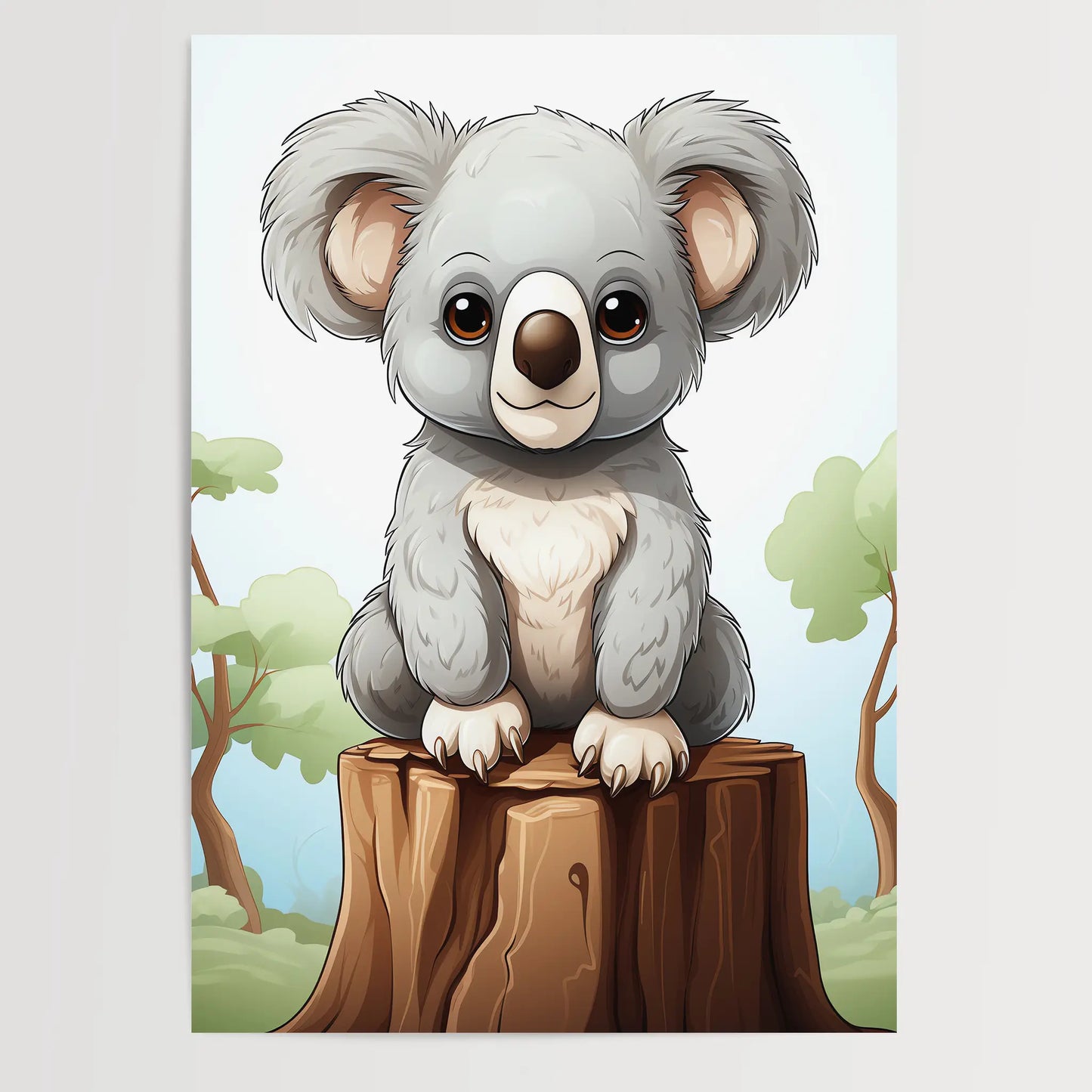 Koala No 5 - Comic Style - Poster