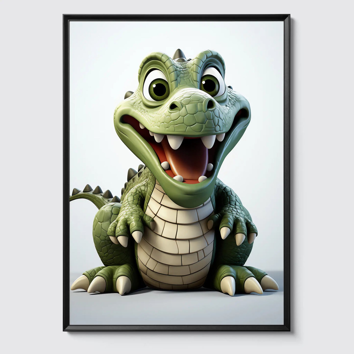 Crocodile No 2 - Comic Style - Poster