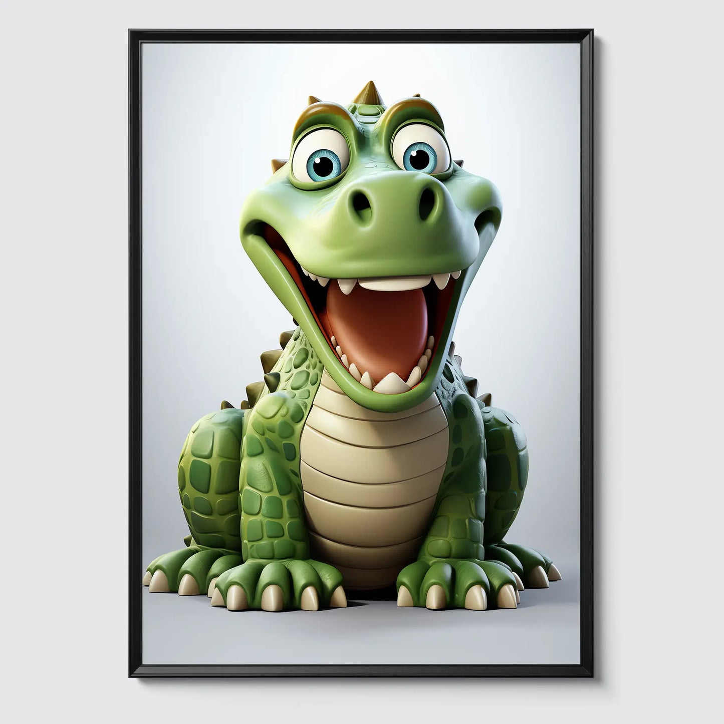 Krokodil No 5 - Comic Style - Poster