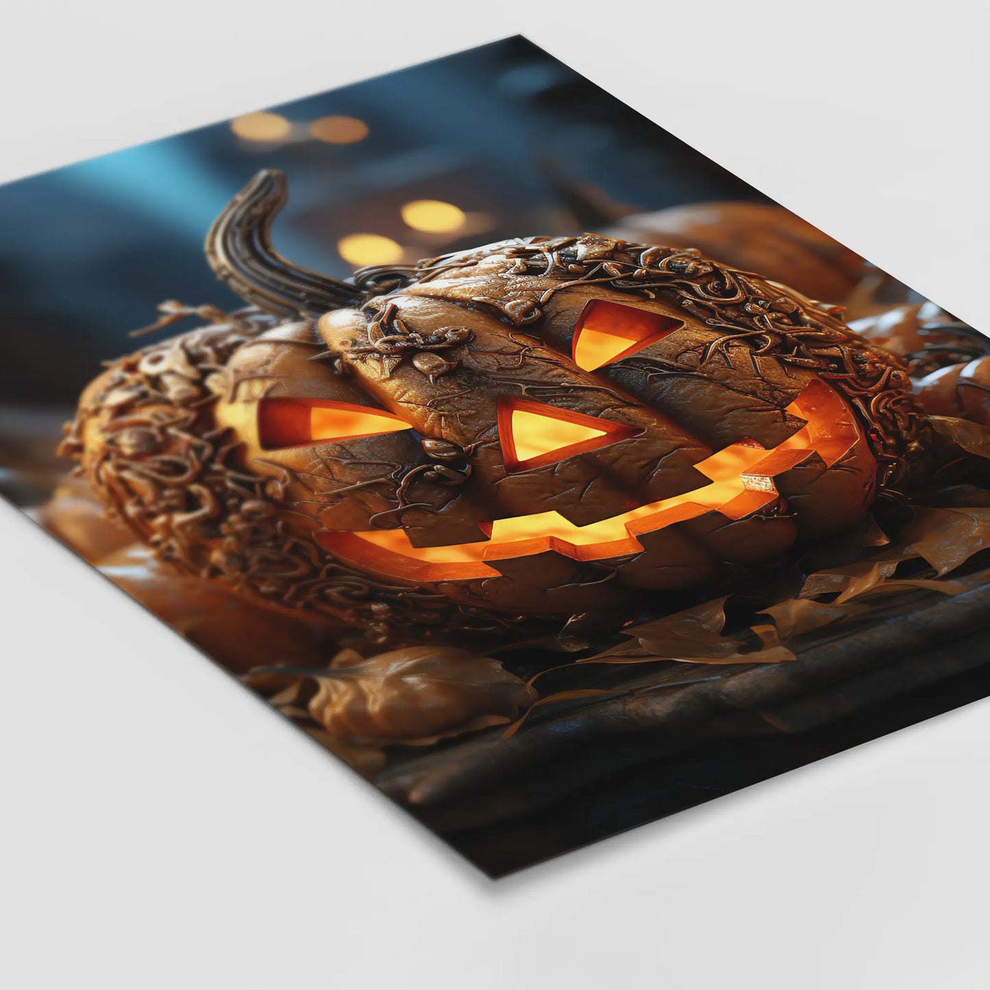 Pumpkins No 1 - Halloween - Poster