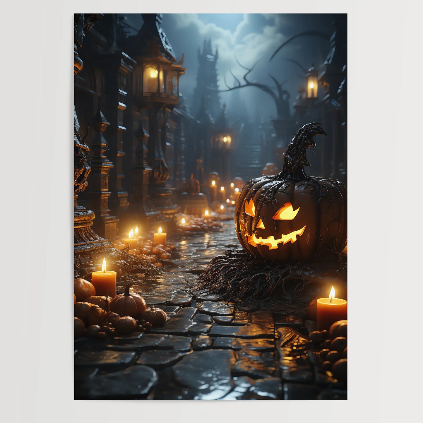 Kürbisse No 2 - Halloween - Poster