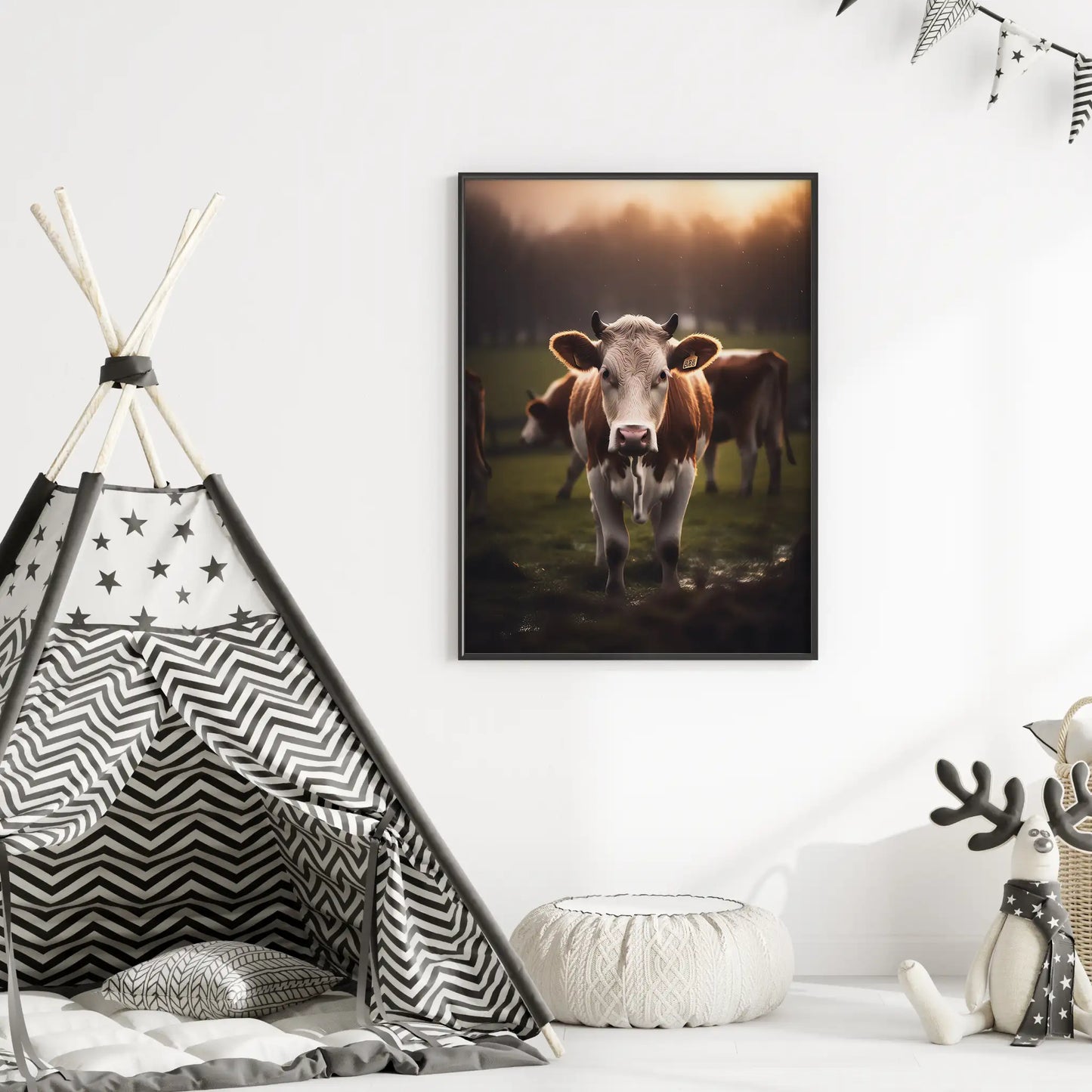 Cow No 2 - Poster