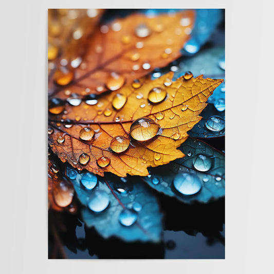 Macro Leaves - Abstract - Poster
