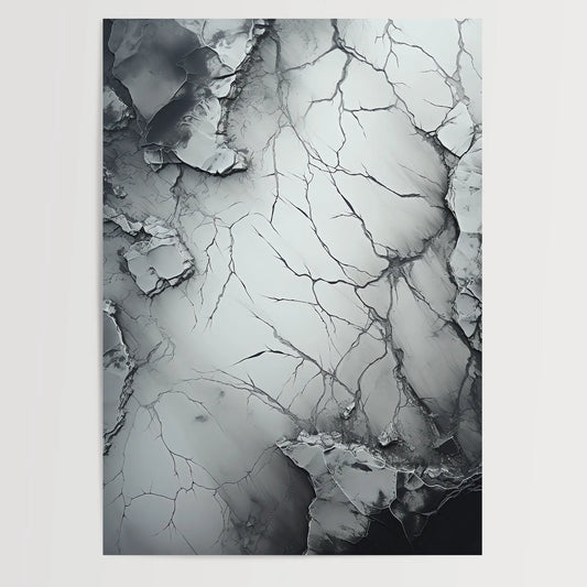 Makro Eis No 1 - Abstrakt - Poster