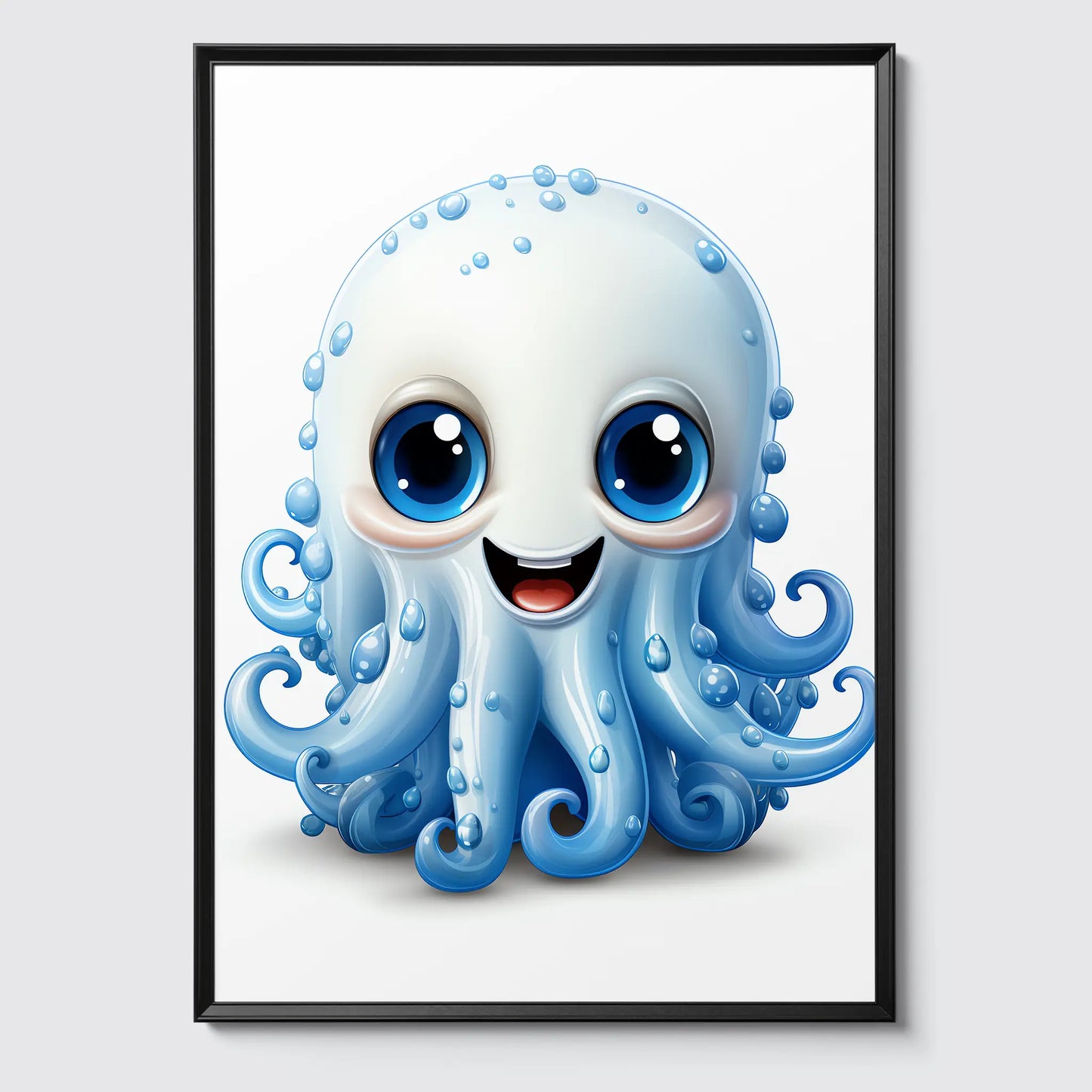 Octopus No 5 - Comic Style - Poster