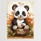 Panda No 3 - Comic Style - Poster